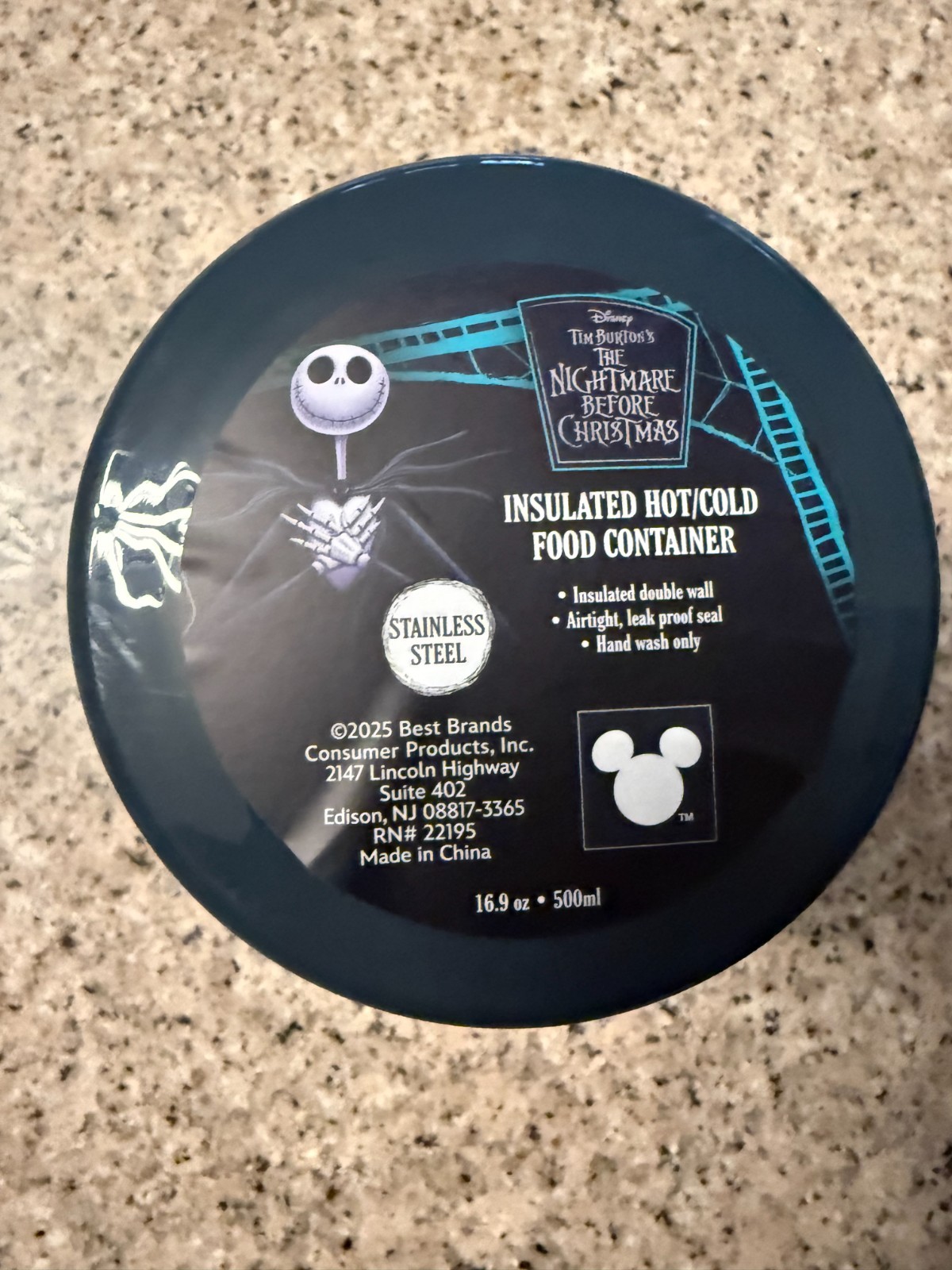 Nightmare Before Christmas Insulated Food Container NEW with Tags Rare HTF