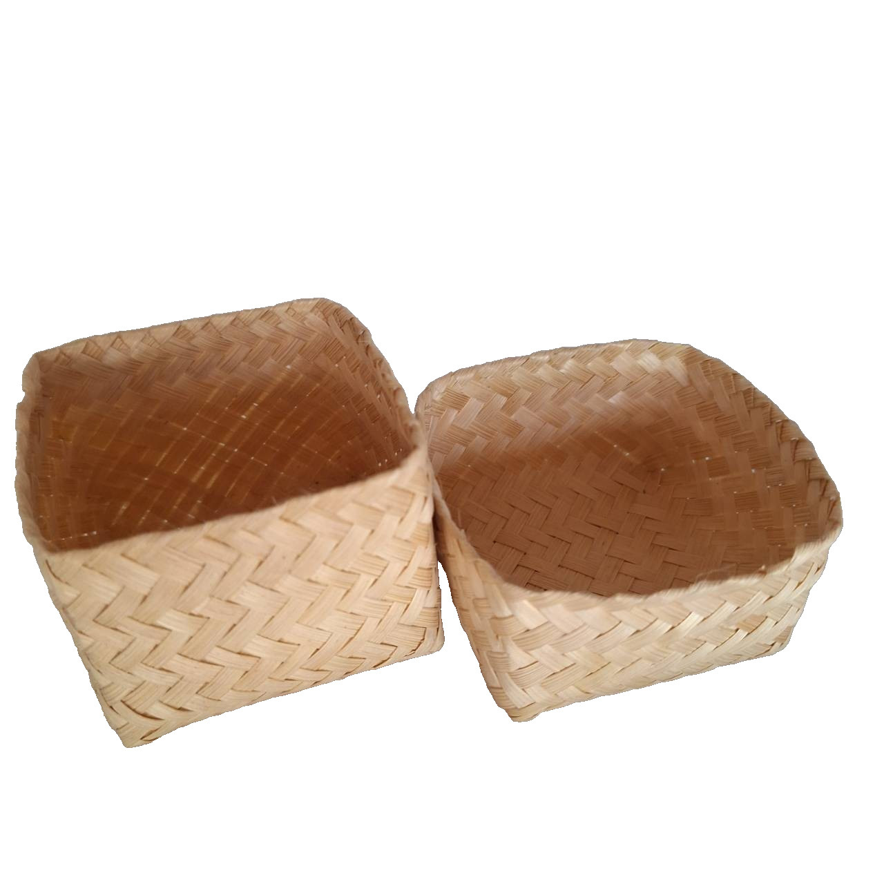 Kratip Thai Sticky Rice Box Bamboo Basket Handmade Serving & Home Decor Prop 3″