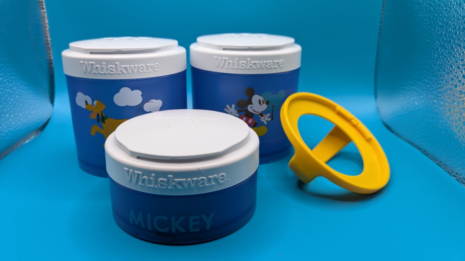 Whiskware Disney Mickey Pluto Stackable Snack Pack Containers