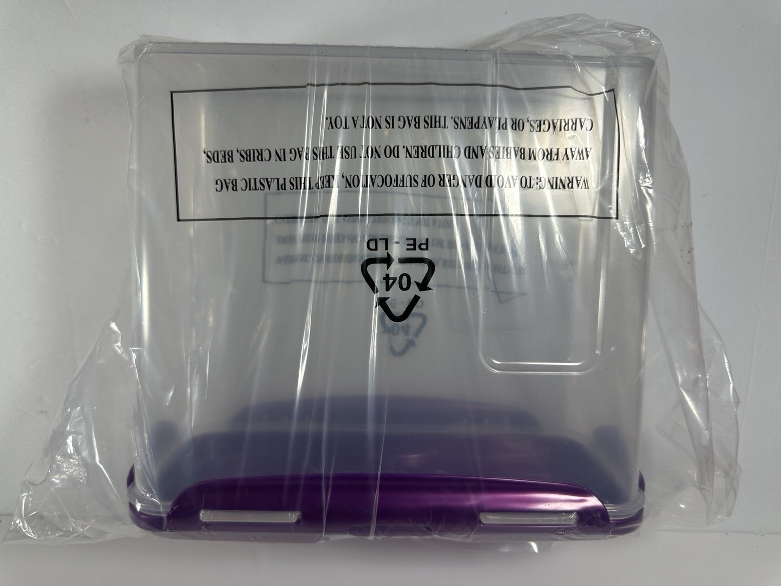 LOCK & LOCK HPL950 Flip top Food Storage Container 3.3L 112 Oz 3.5 Qt Purple Lid