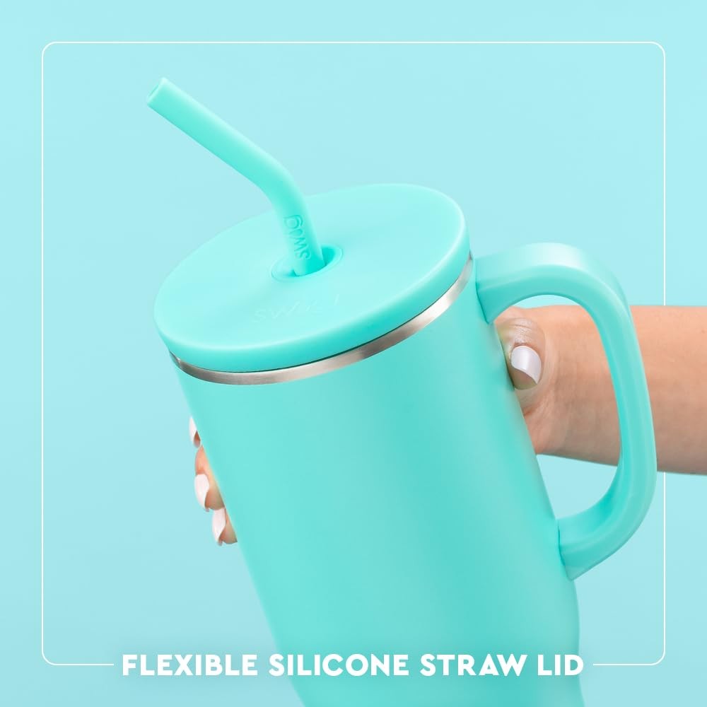 Swig Life 40Oz Mega Mug 40Oz Tumbler Handle And Straw Extra Large Insulated