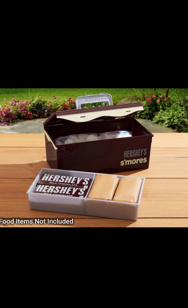 Hershey’s S’mores Caddy Tray Organizer Food Items Not Included Brand New GiD