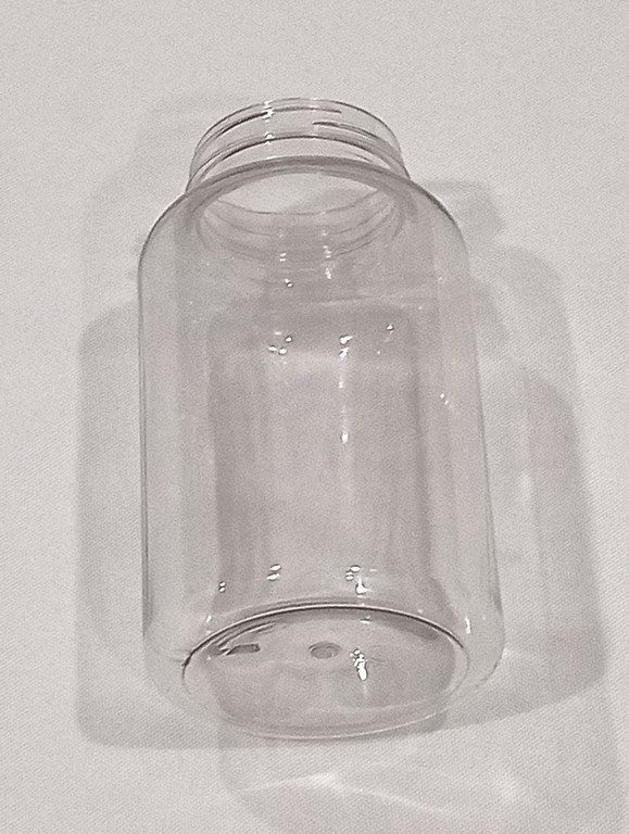 18 oz Plastic Jars W/ Leak Proof Lid Lot of 8 Food Craft Storage Clear Container