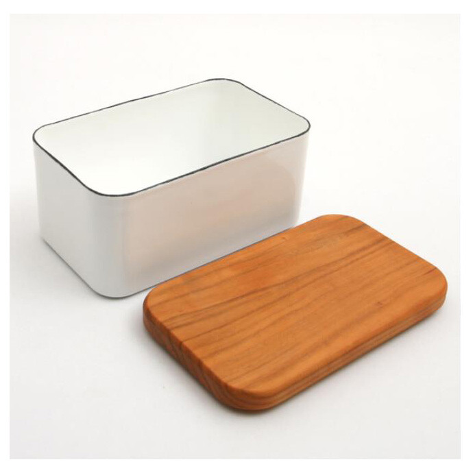 Noda Horo BT-200 / 450 Enamel Butter Case 200g / 450g with Cap Cherry from Japan