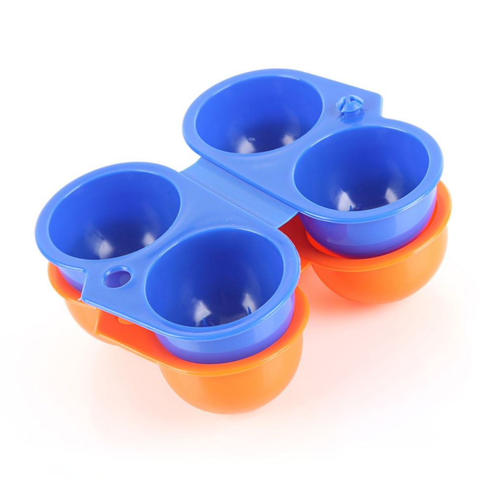 2 Pcs Shockproof Eggs Box Storage Camping Container Carrier for Travel