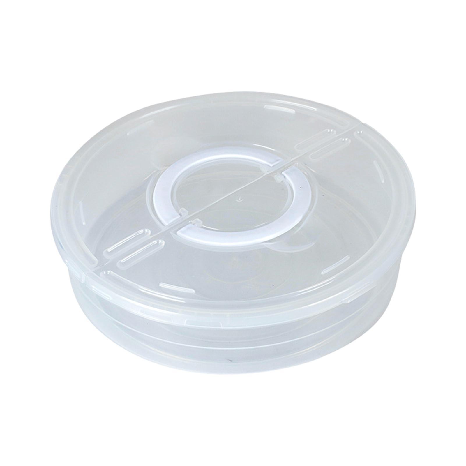 Dumplings Organizer Food Storage Container Cake Cookie Keeper Carrier Tray