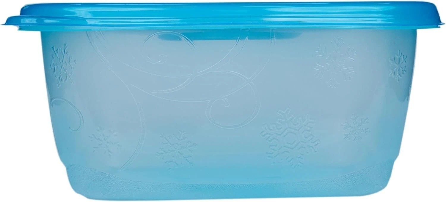 Gladware Freezer ware Food Storage Containers, Large, 64 Ounces, 2 Count Set