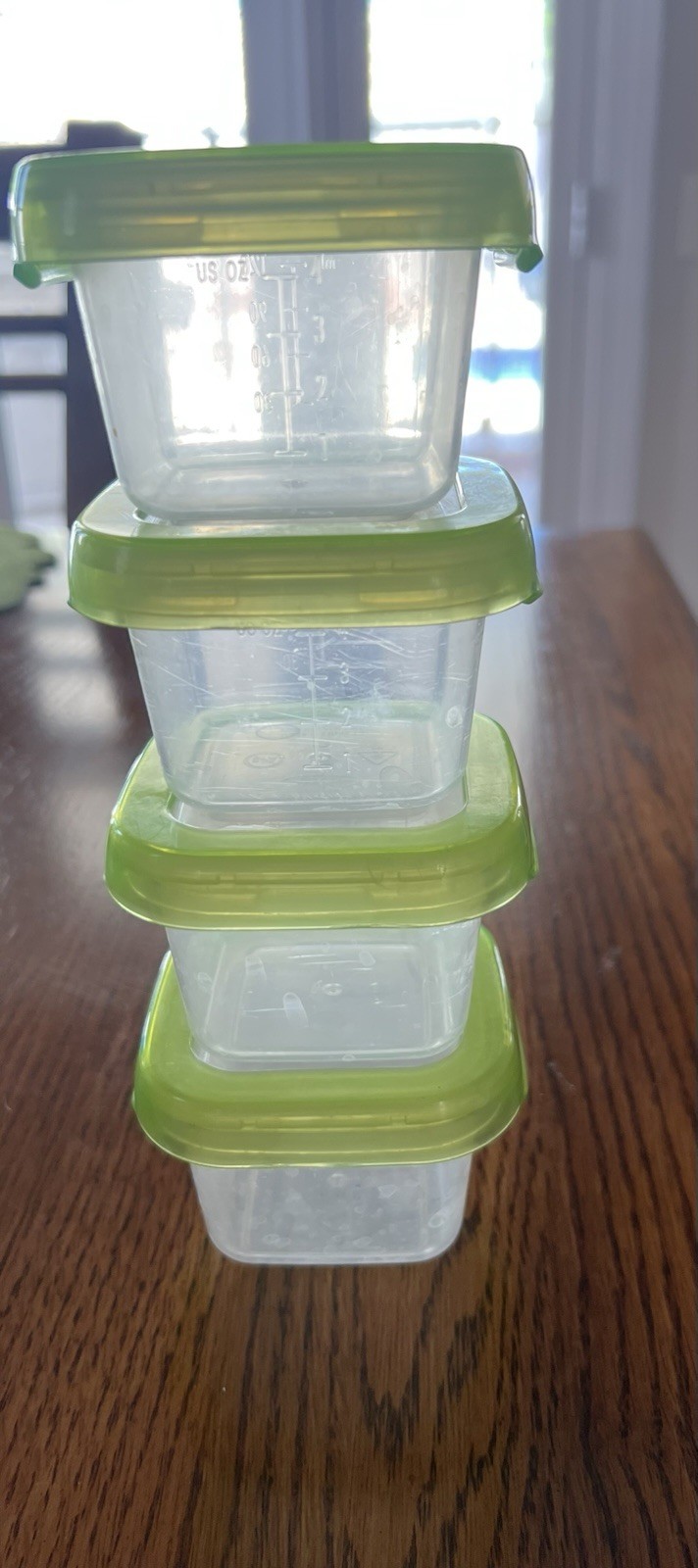 Oxo pop container set Of 10. Small Container Is Perfect For Homemade Baby Food!