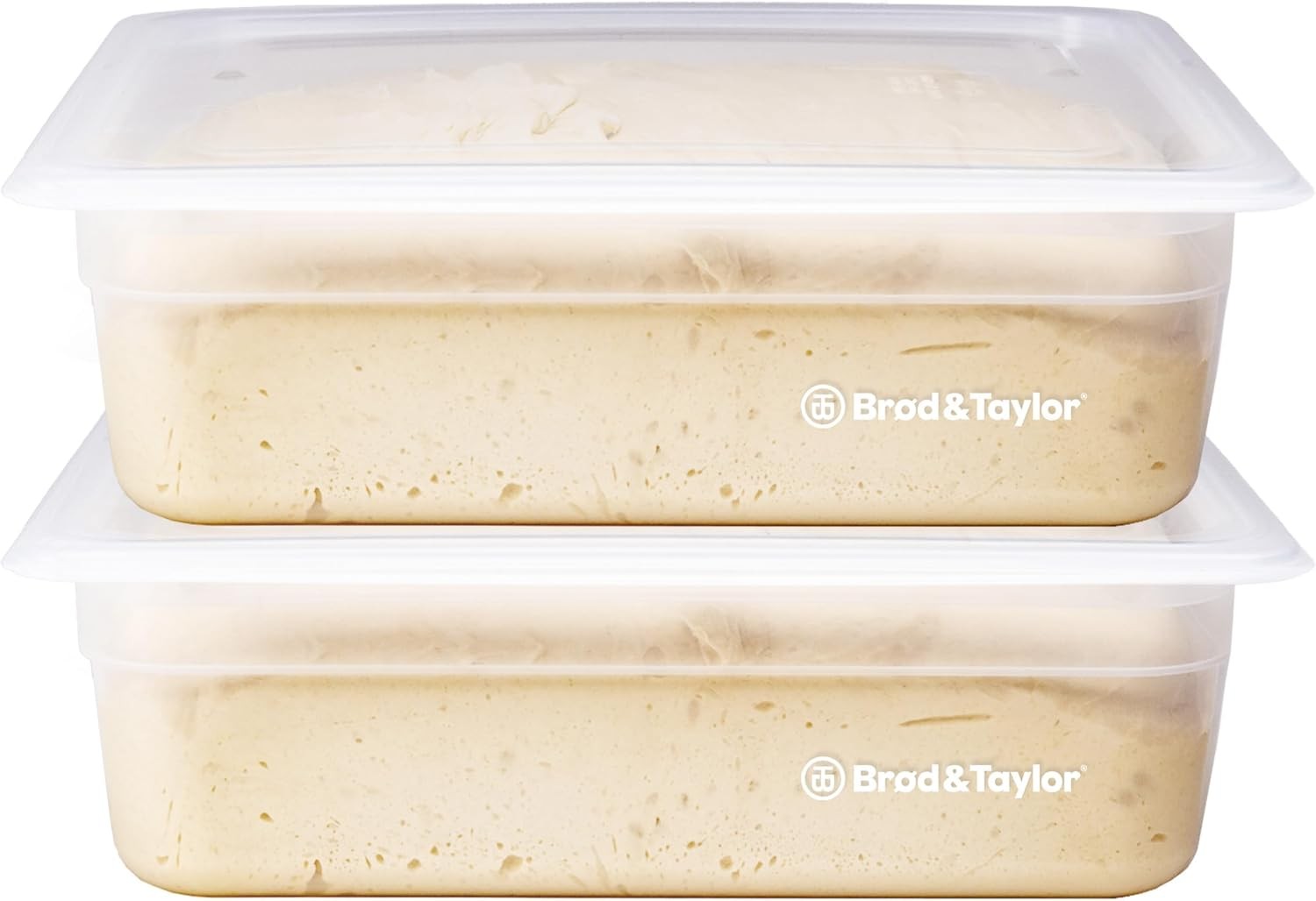 Proofing Container 2 Pack W/ 6L Capacity Fits Up to 3000 Grams of Dough Bread