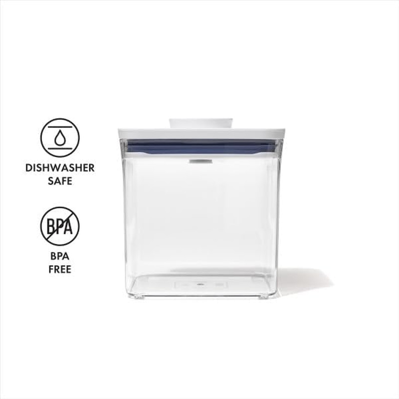 OXO Good Grips POP Container – Airtight Food Storage – Big Square Short 2.8 Qt I