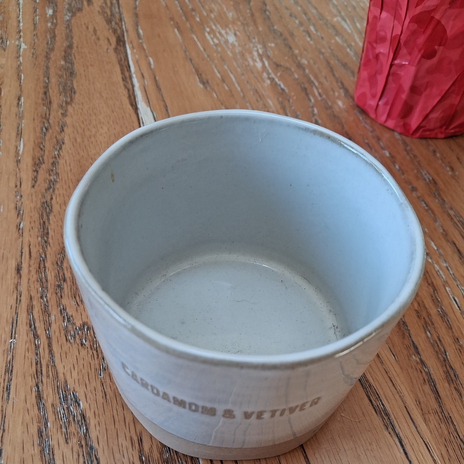 CARDAMOM & VETIVER Hearth & Hand Container no candle