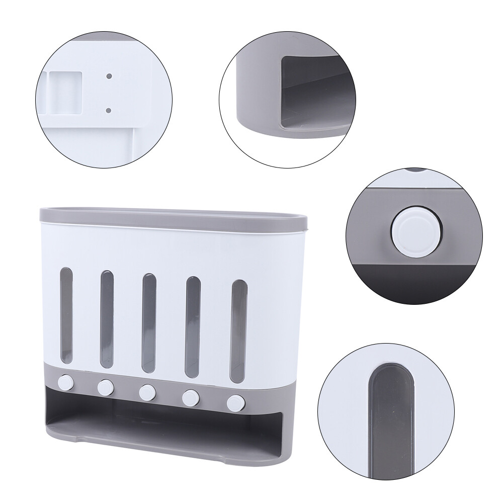 Kitchen Cereal Containers Storage Dry Food Containers Wall Mounted Dispenser