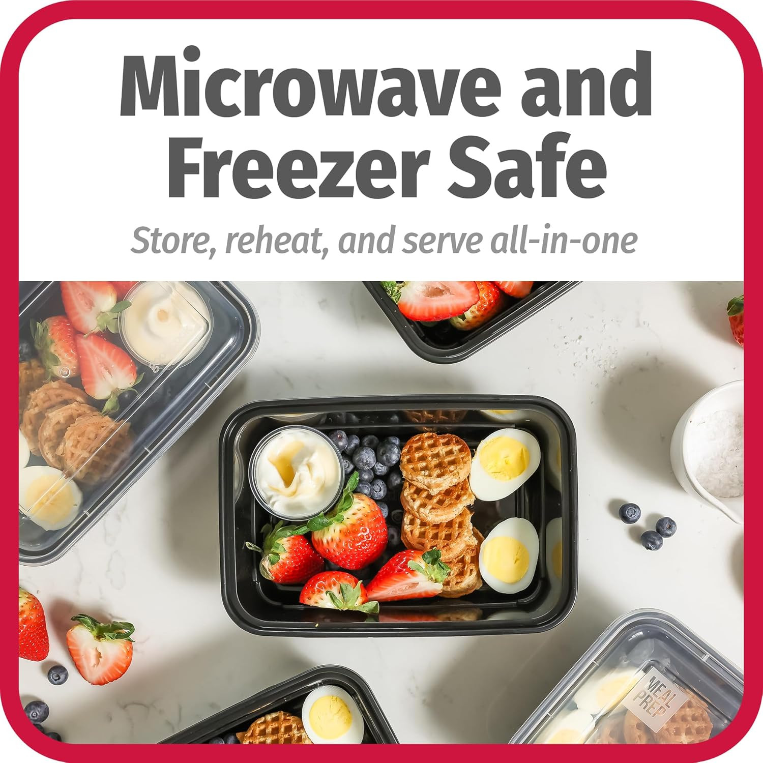 Meal Prep Containers, Single