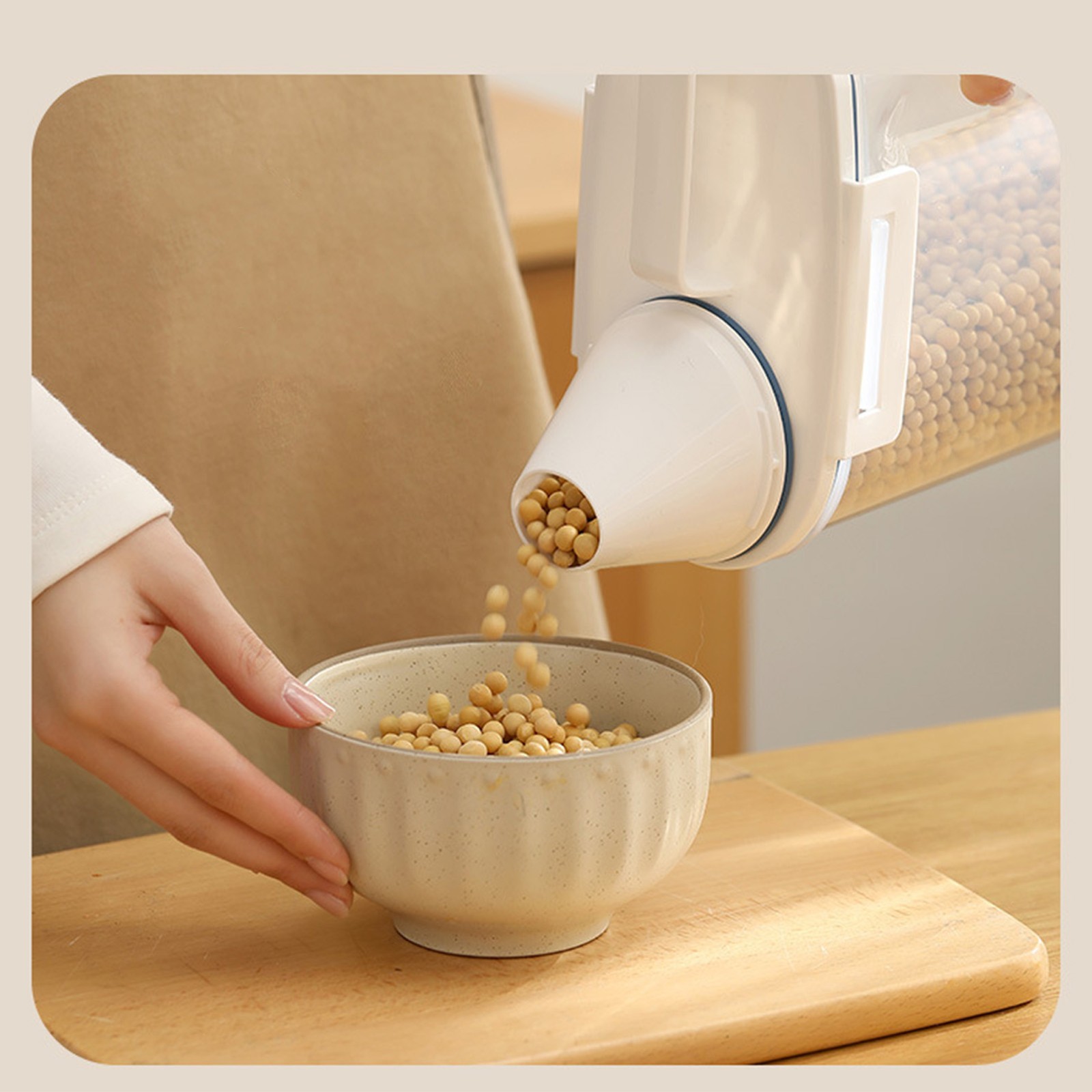 Rice Airtight Storage Container Cereal Containers Storage for Cereal Flour Rice