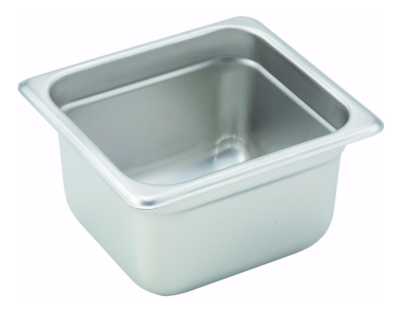 1/6 Size 4″ Deep Metal Food Pan Steam Table AntiJam 22 Gauge Stainless Steel