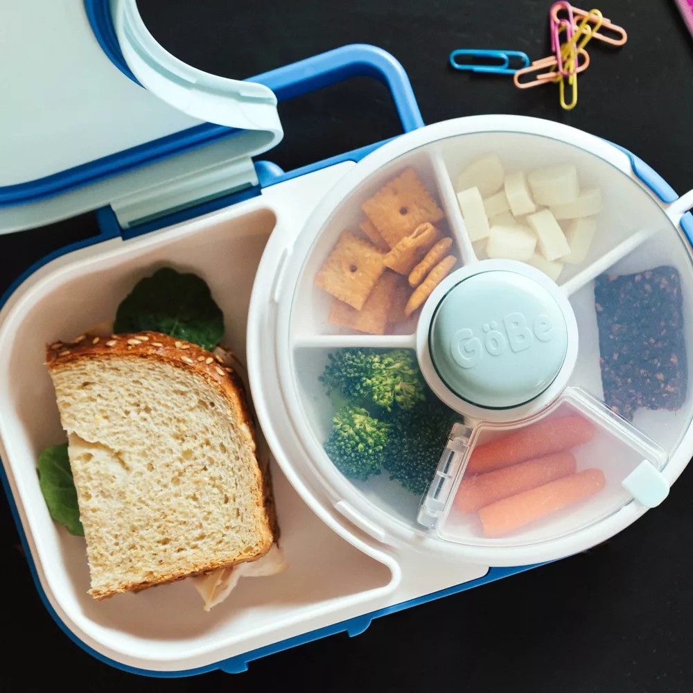GoBe 2-in-1 Lunchbox With Original Snack Spinner | Green 8603G