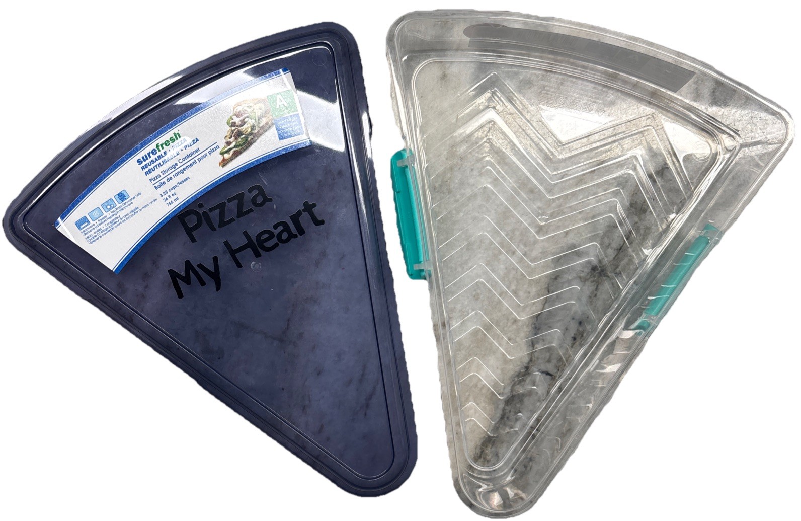 SureFresh “Pizza My Heart” Reusable Pizza Storage Container 3.25 Cups 26oz-NEW