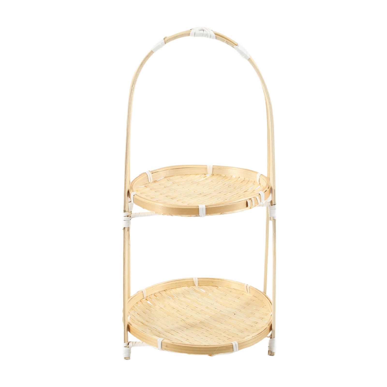 Bamboo Weaving Wicker Baskets Dish Handmade Home Decoration Storage Fruit2732