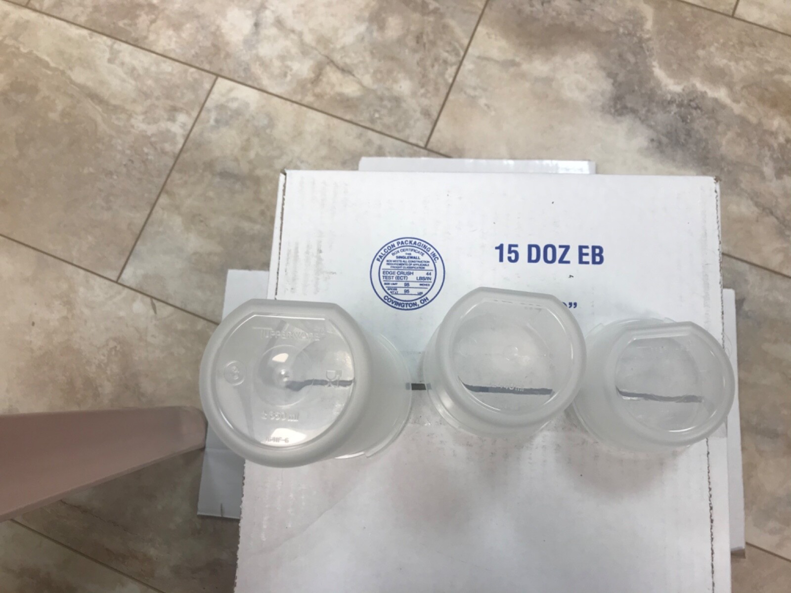 Tupperware Modular Mates Round set 1,2,and 3 Red Set of 3 HTF