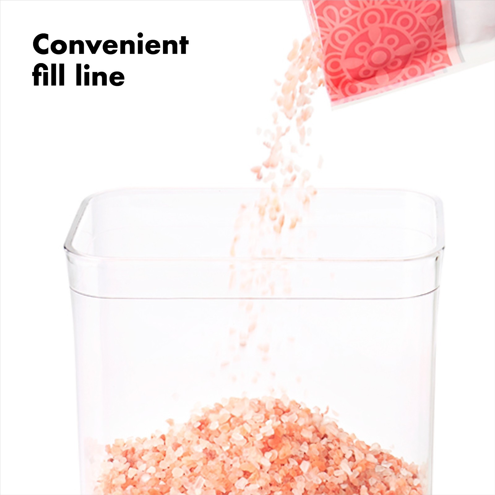 OXO POP Container 3-Piece Everyday Food Storage Container Set, White
