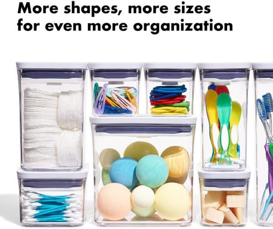 OXO Good Grips POP Container – Airtight Food Storage – Big Square Short 2.8 Qt I