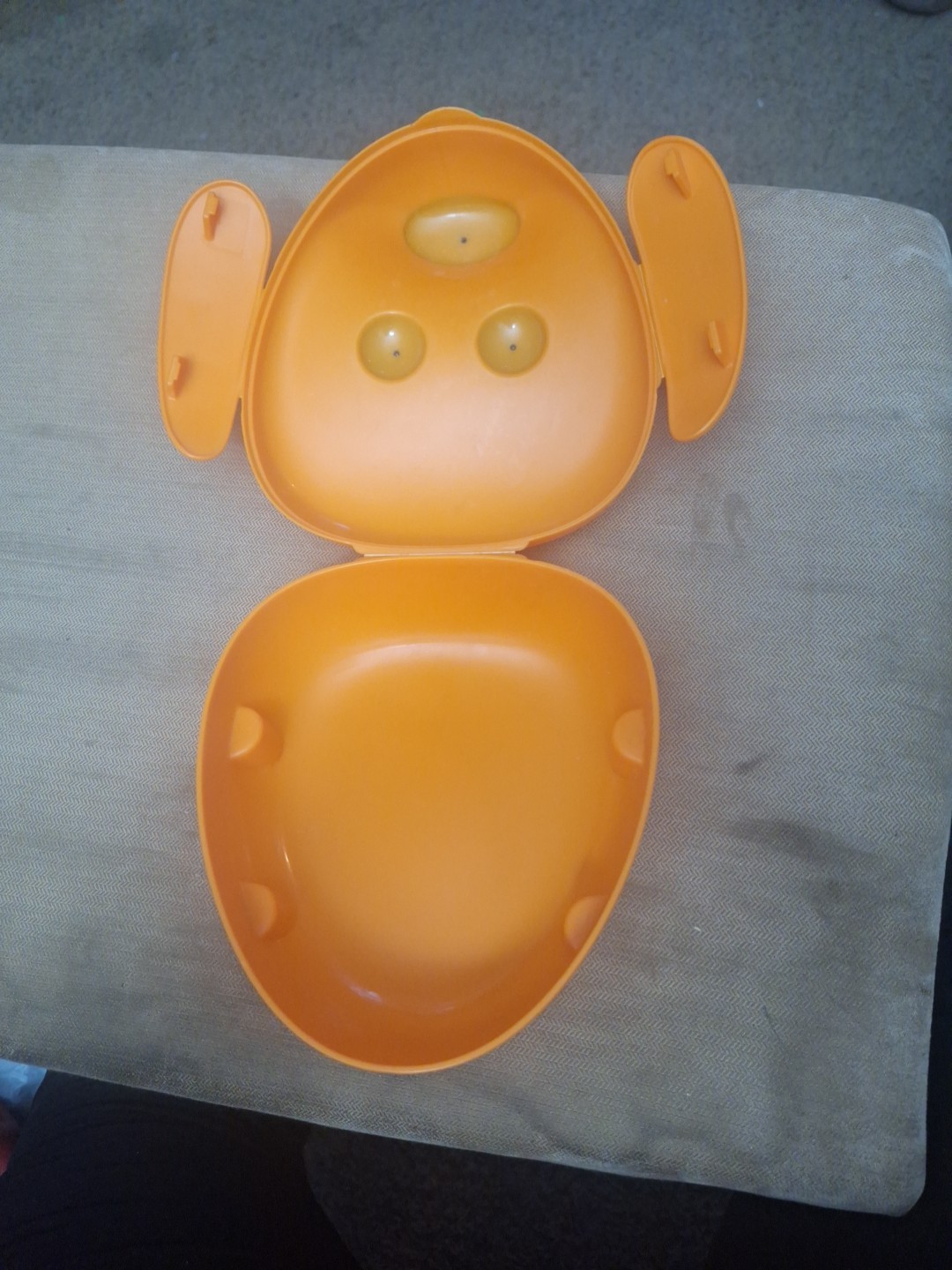 SMASKA Kids Lunch Box Puppy Dog Orange Storage Container Snack Camping IKEA