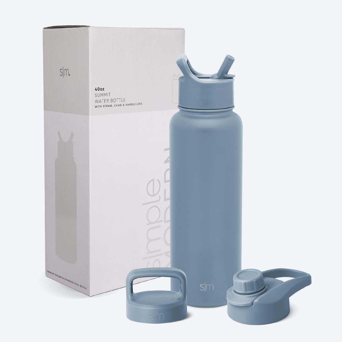 Simple Modern Water Bottle Straw Handle And Chug Lid Vacuum Insulated Stainless