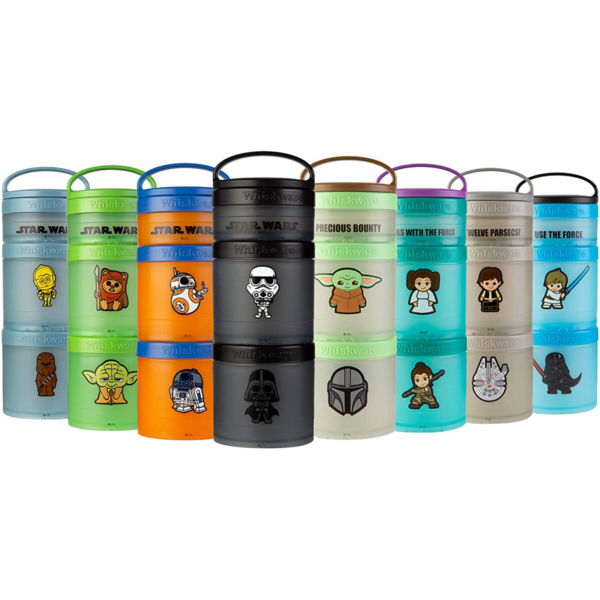 Whiskware Star Wars Stackable Snack Pack Containers