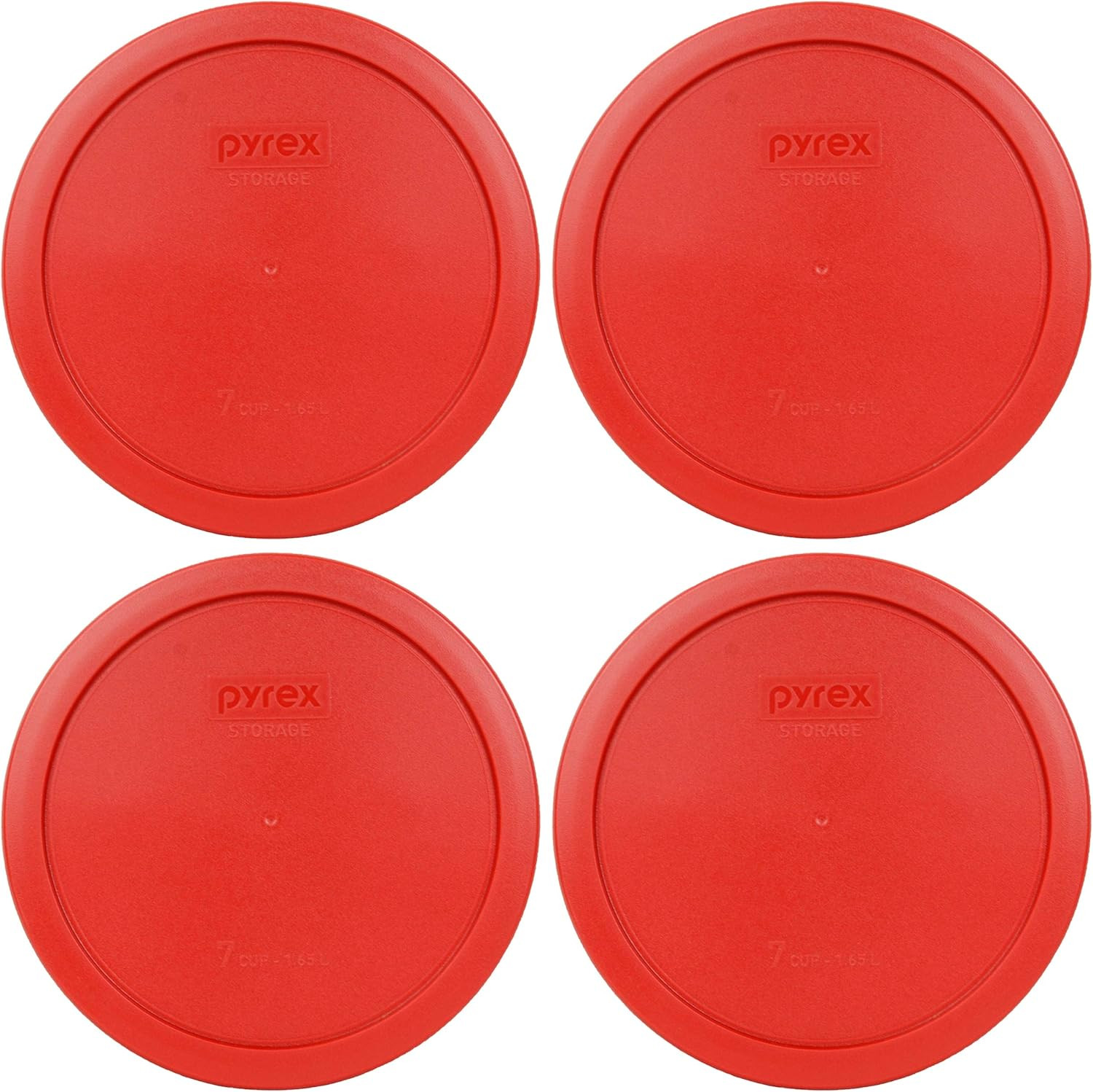 7402-PC Poppy Red Food Storage Replacement Lid (This Lid Fits the 7402 6-Cup SC
