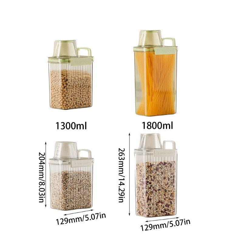 Practical Storage Box Convenient Rice Bucket Household Organization