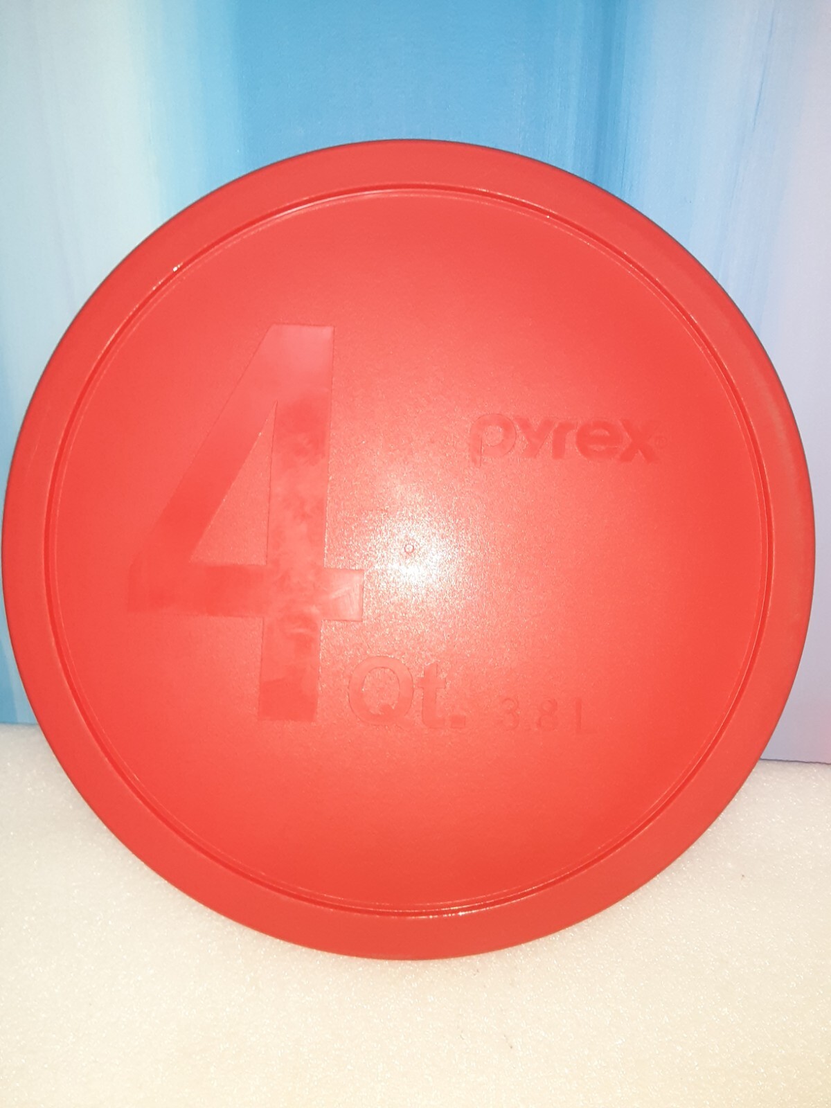 Pyrex 325-PC 2.5Qt Blue & 326-PC 4Qt Red Mixing Bowl Lids