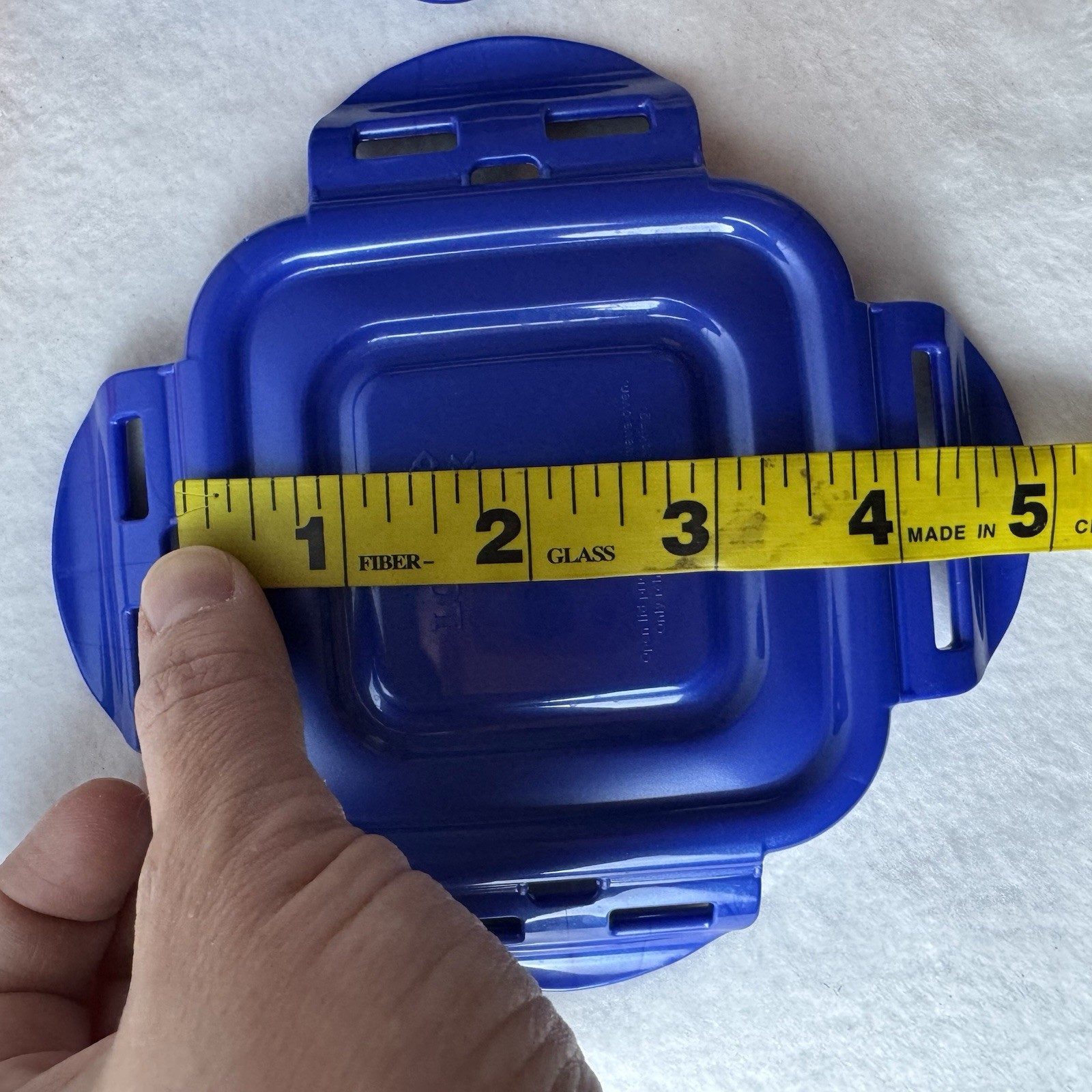 Lock N Lock Replacement Lids 4” Lot Of 8 Colorful Snap Close Square Lid