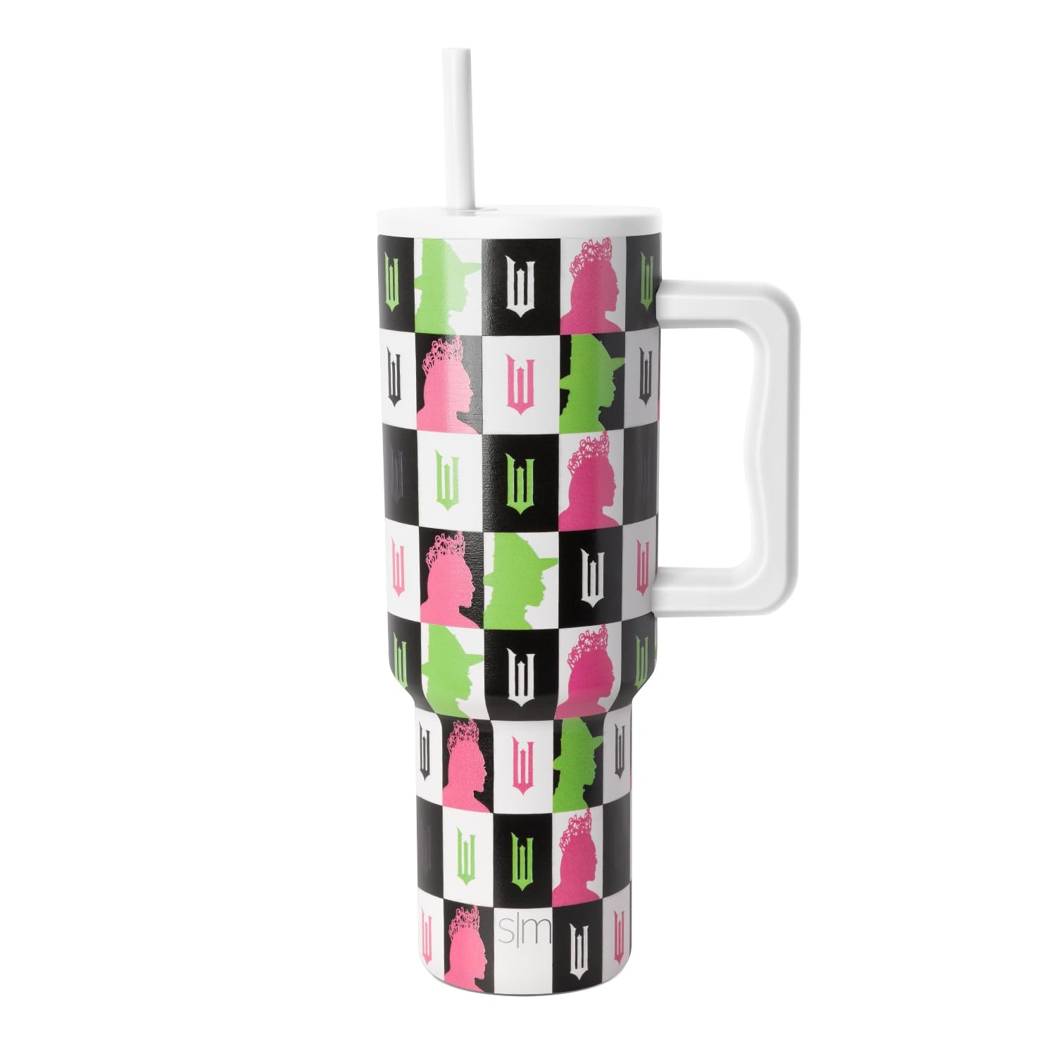 Simple Modern 40 Oz Tumbler Handle And Straw Lid Reusable Stainless Steel Water