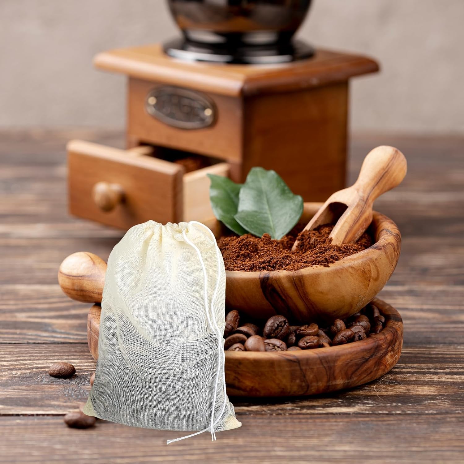 Spice Bags for Cooking, 30PCS Muslin Drawstring Soap Reusable Empty Tea…