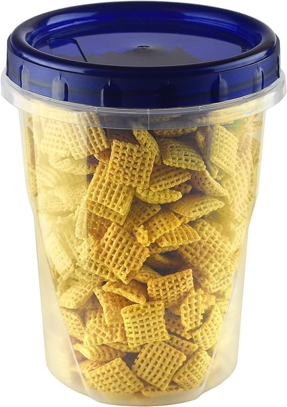 32 Oz 8 Pack Twist Top Food Deli Containers Screw And Seal Lid 32 Oz Stackable