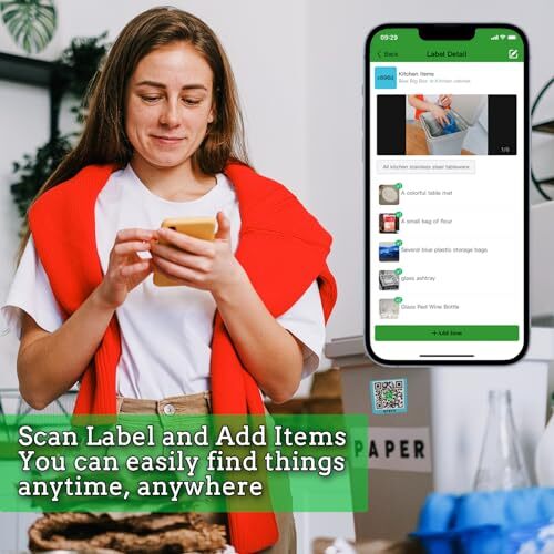 60 Pcs Smatagee Color Coded QR Code Labels for 60pcs Qr Code Smart Labels