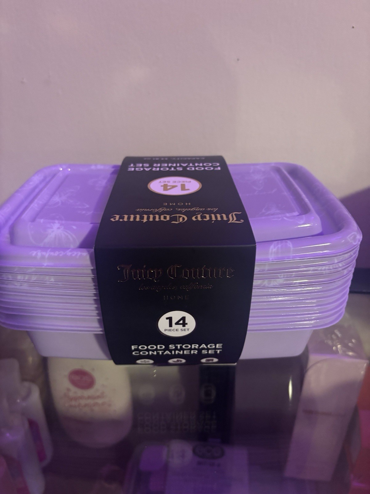 Juicy Couture 14 Piece Food Storage Container