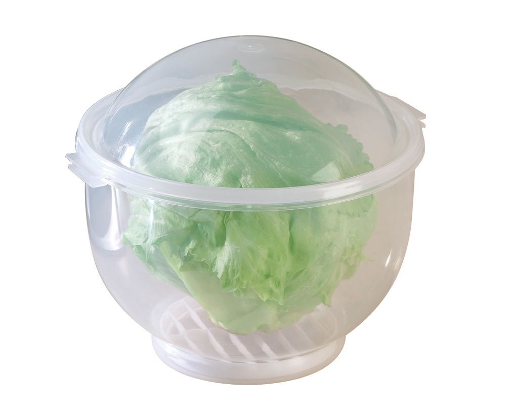 Lettuce KeeperTM – Lettuce Crisper Salad Keeper Container Keeps your Salads a…