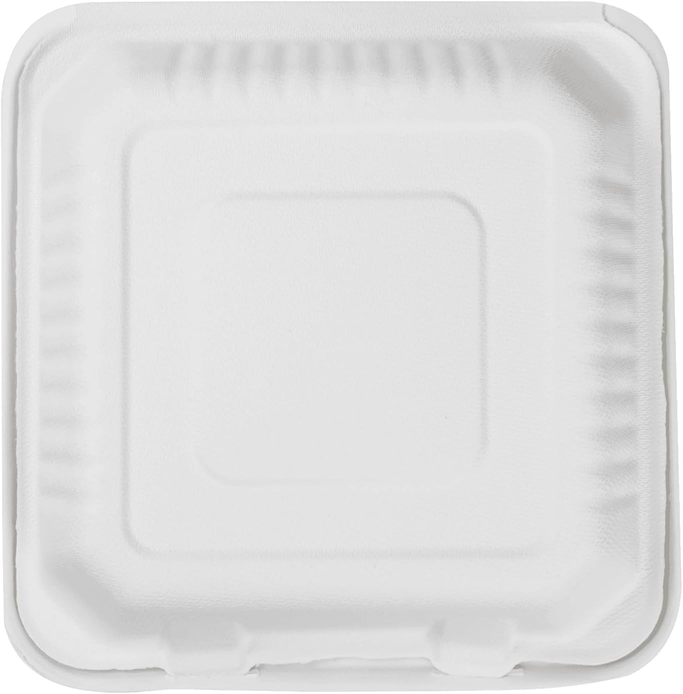 KARAT EARTH Clamshell Take Out Food Containers [9″X9″, 200 Ct ] 3 Compartments |
