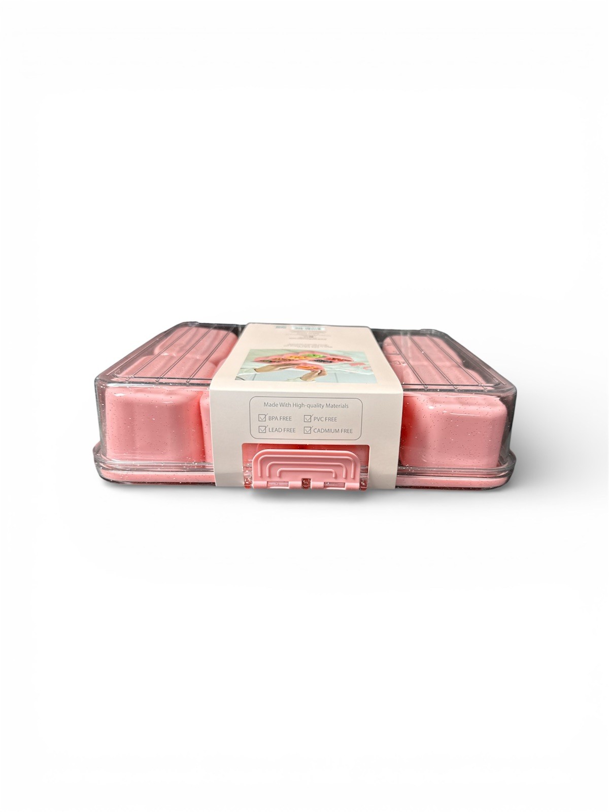 CWC Rose Snackle Box 8 Compartment Snack Lunch Box Sealed To Go Container New