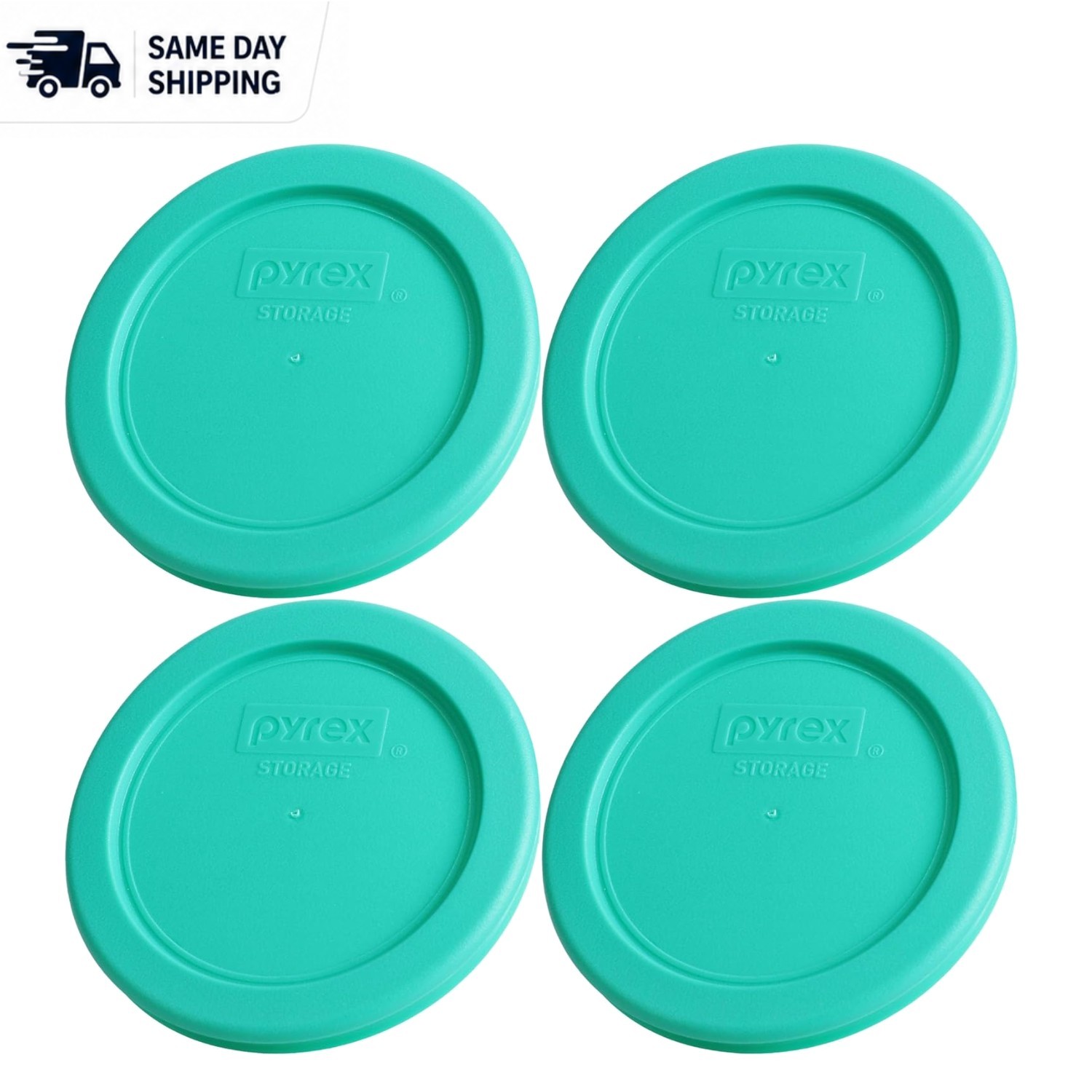 4-Pack BPA-Free Green Food Storage Lids – Lightweight & Spill-Reducing Design