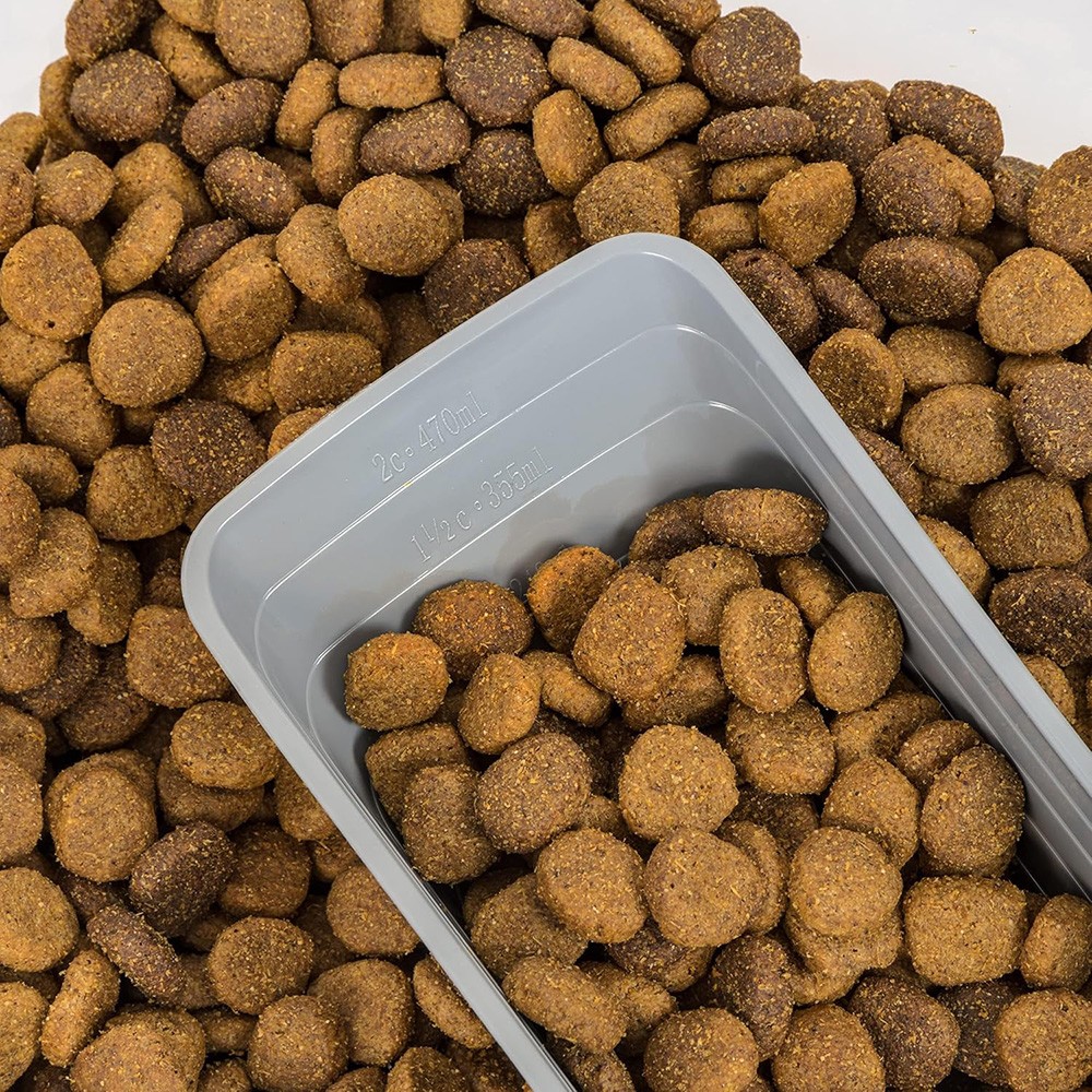 Airtight Pet Food Storage Container Combo with Scoop Removable Wheels, 33QT+12QT