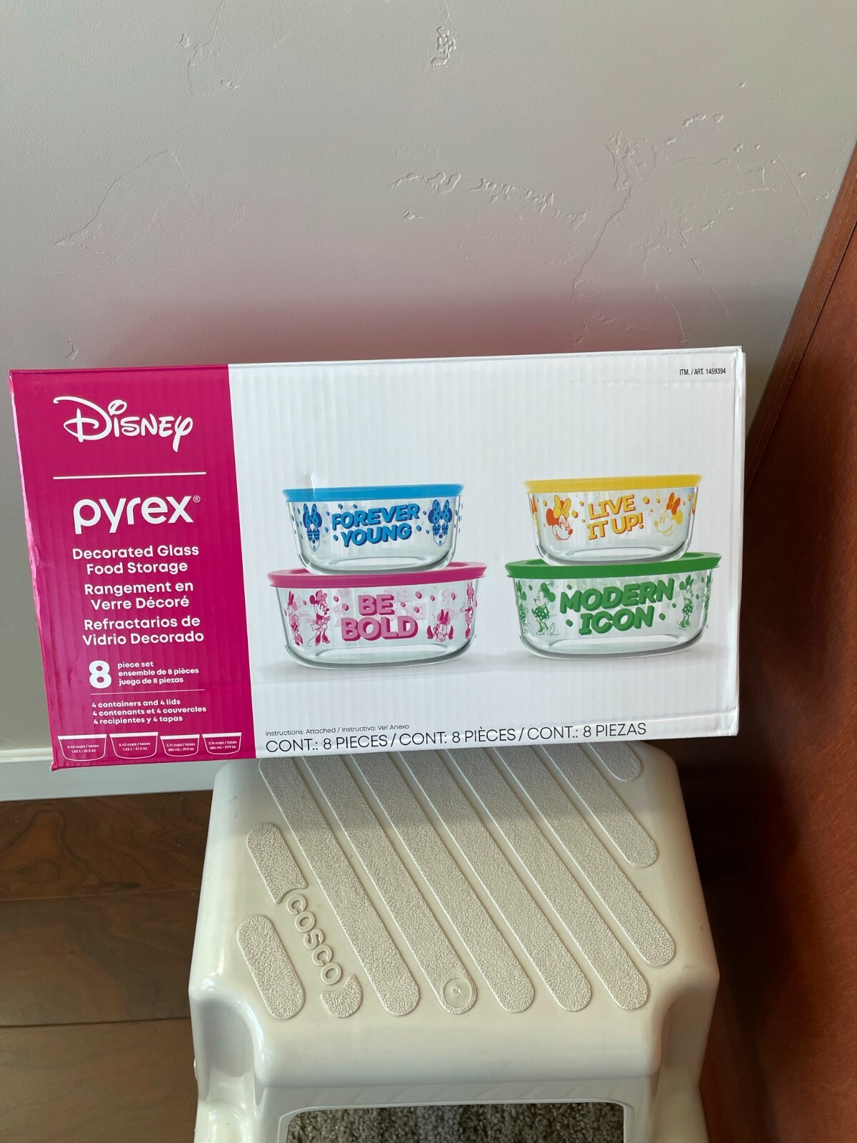 BNIP Disney’s Minnie Mouse 8-pc. Glass Food Storage Set by Pyrex