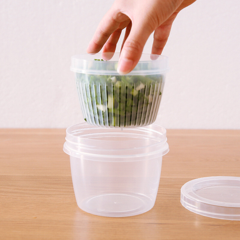 Kitchen Drain Sealed Plastic Storage Box white container