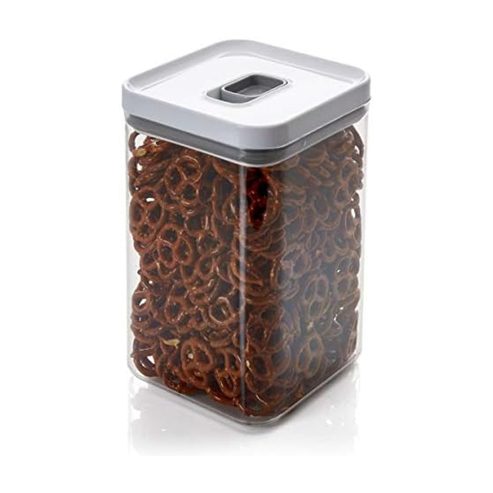 Food and Organization Storage Container with Airtight Lid, 4.43-Quart, Clear