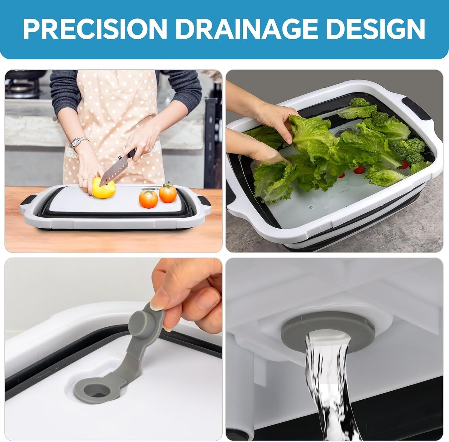 XUDAKAIXIN Collapsible BBQ Prep Tub for Meal Prep Free Shipping