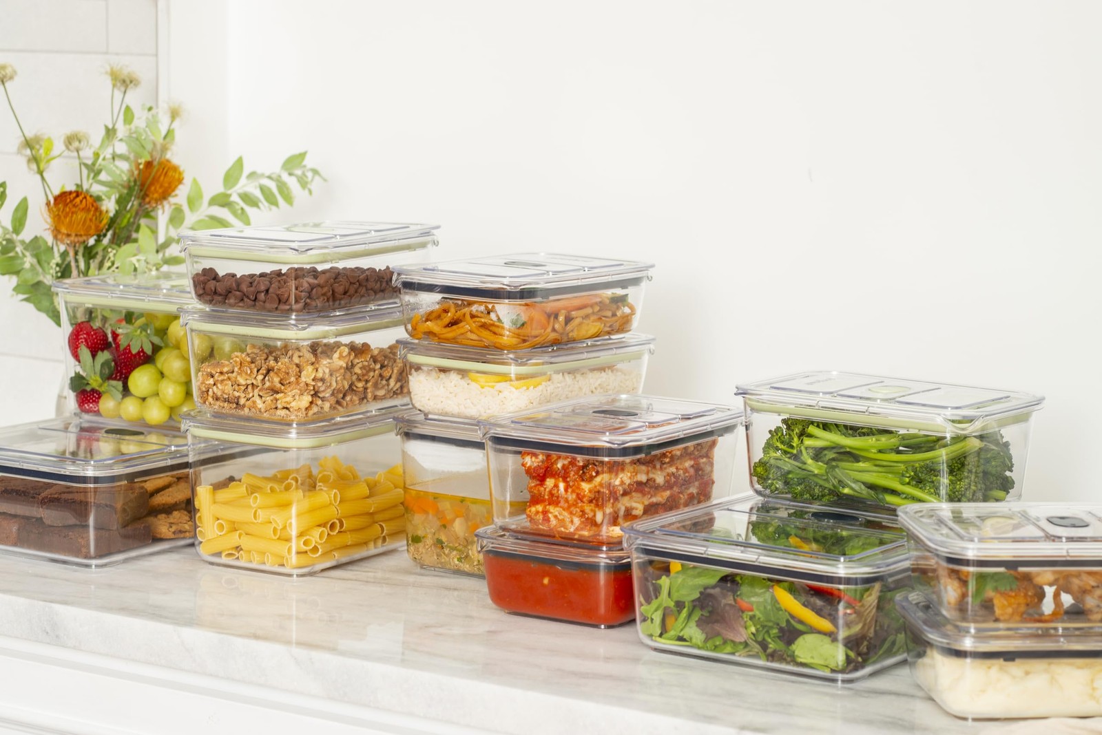 Latchlok Click 20 Piece Food Storage Container Set, Storm
