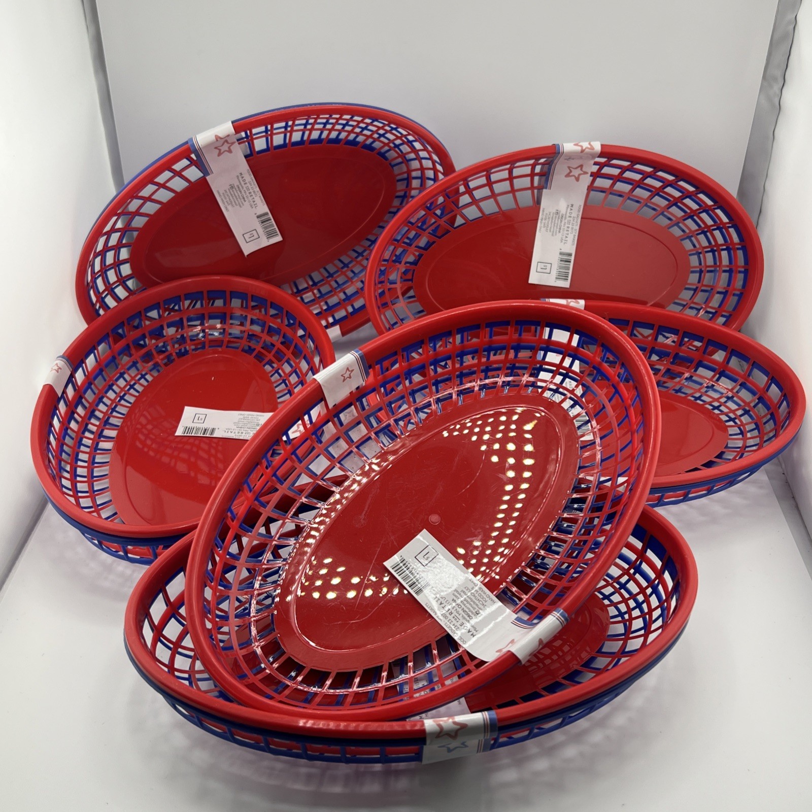 Lot of 12 (six packs of two) Food Baskets