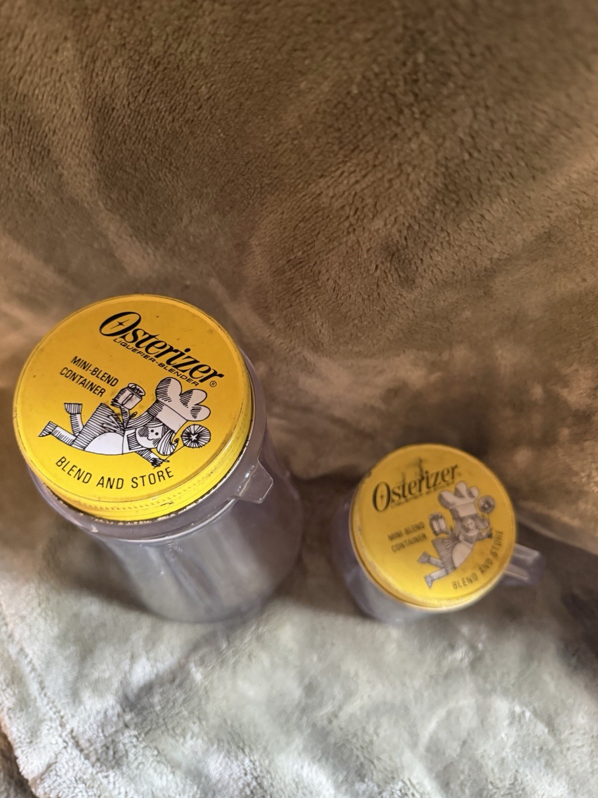 Osterizer VINTAGE Collectible Containers: Mini-Blend and Store