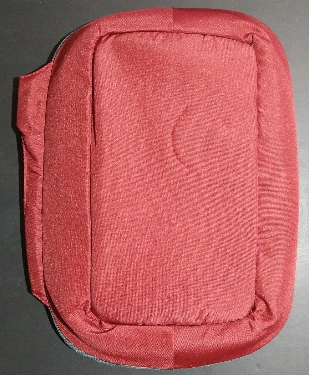 VTG Pyrex Portables Burgundy Casserole Carrier Bag 9×13 Travel Tote w/ Hot Cold
